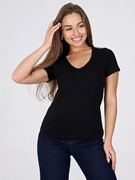 Женская футболка Таира Черная