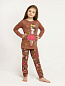 Детская пижама "Девочка с подарками" арт. дк258