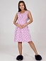 Женская ночная сорочка для беременных и кормящих 8.104 розовый/одуванчики