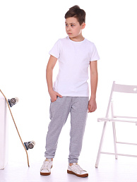 Детские брюки "Атлетика" / Серый меланж