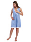 Женская ночная сорочка для беременных Лера Синий
