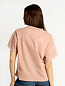 Женская футболка "Oversize" арт. к1242пд / Пудровый