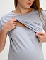 Женский костюм для беременных 8.157 серый/монстера