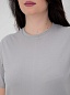 Женская футболка Базовая Оверсайз Серая