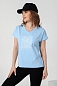 Женская футболка Ида / Голубая